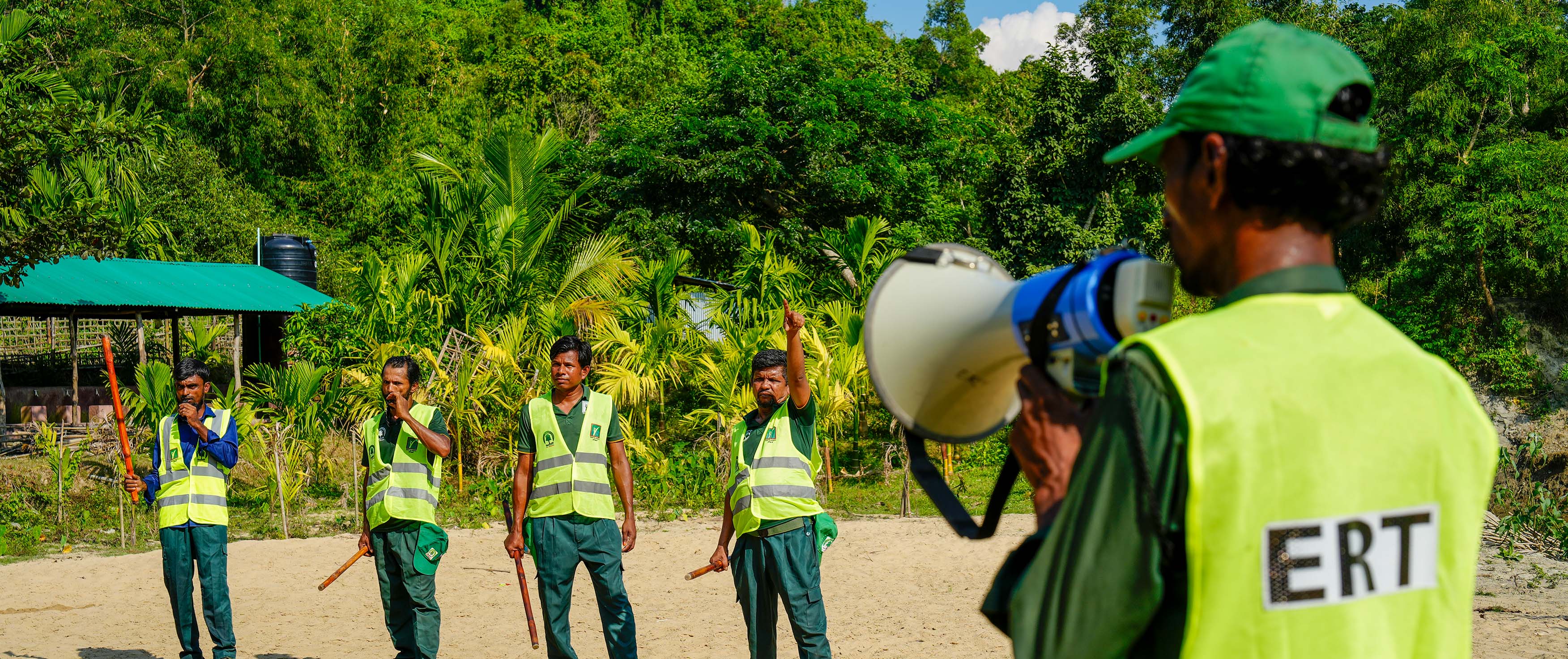 An Elephant Response Team in Ukhiya, Cox