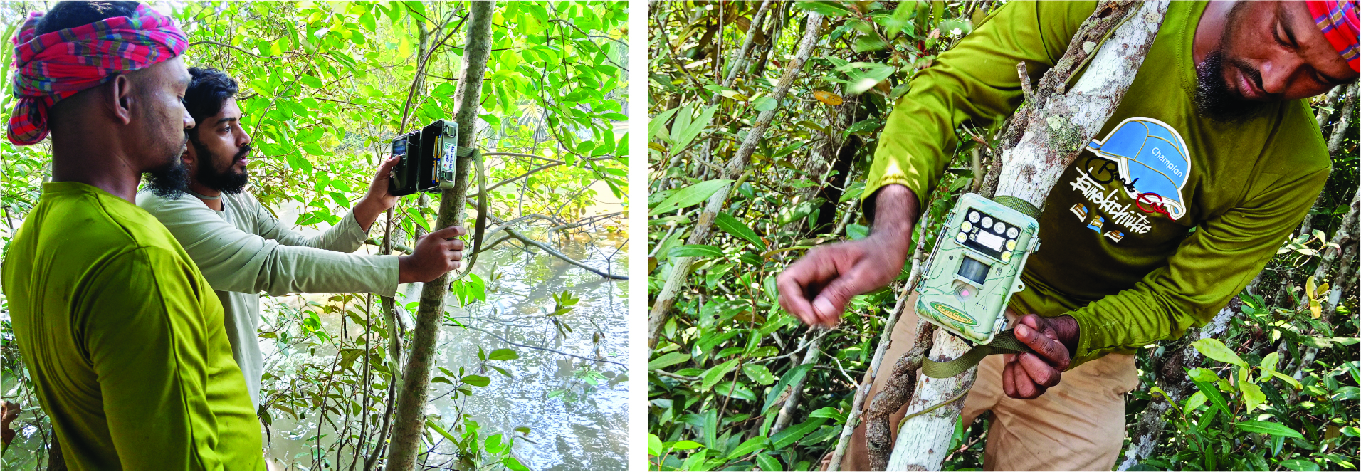Setting up camera traps for ecological and crime hotspot monitoring